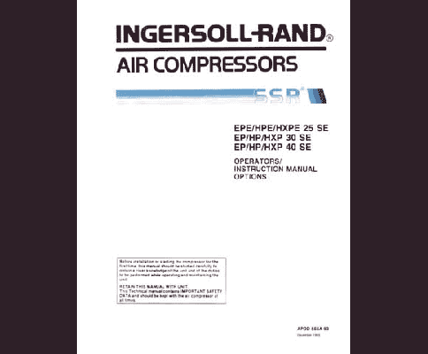 Where can you find the owner's manual for Ingersoll Rand?