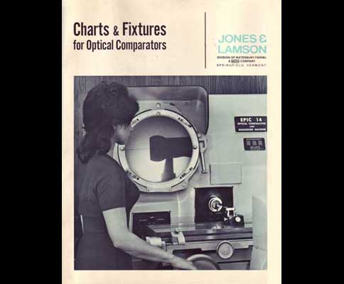 Charts & Fixtures For Optical Comparators Jones & Lamson
