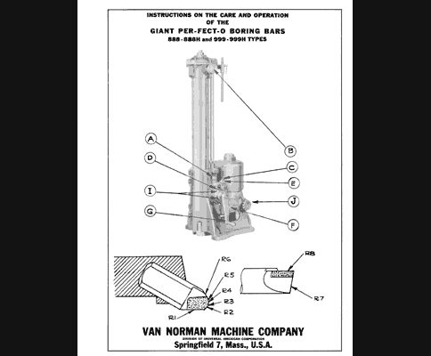 Van Norman Giant Per-Fect-O Boring Bar Manual