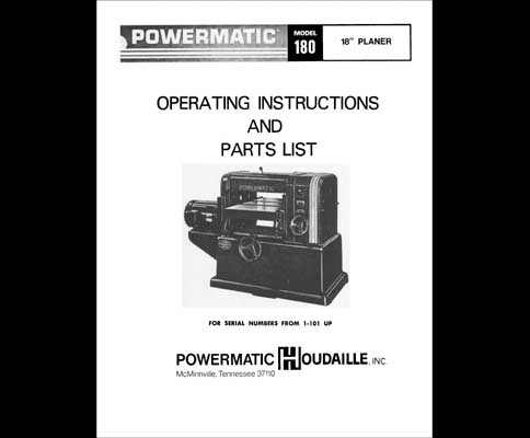 powermatics model 50 manual